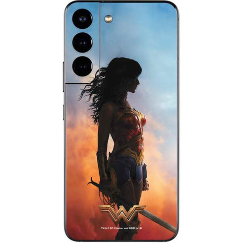 DC Comics Wonder Woman Movie Poster Stance Pose Galaxy S22 Skin